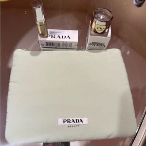 Prada Beauty Augmented Skin Mini Set + Prada Beauty Pouch